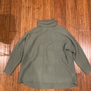 Green turtle neck sweater or dress